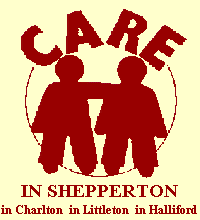 CARE in Shepperton logo.